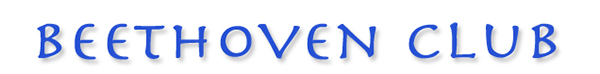 Beethoven Club 125th Banner